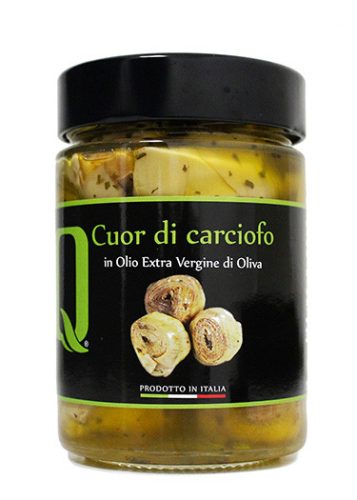 Quattrociocchi artichoke hearts in olive oil, 320g