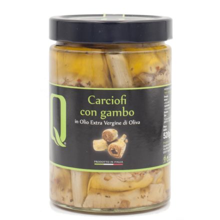 Quattrociocchi Whole artichokes in olive oil, 520g