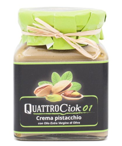 Quattrociocchi Crema Pistacchio- pistachio cream with extra virgin olive oil, 320g