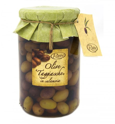Ranise Taggiasca fekete olajbogyó sós páclében, 220g
