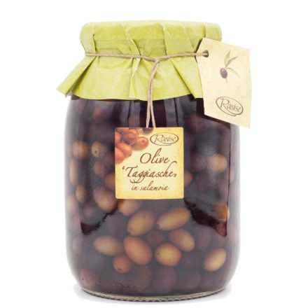 Ranise Taggiasca black olives in salted brine, 650g