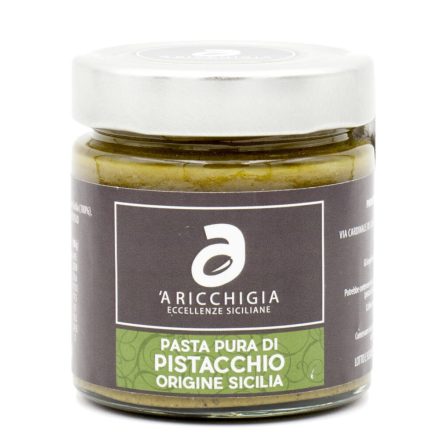 A Ricchigia 100% Sicilian pistachio paste, grainy 190g