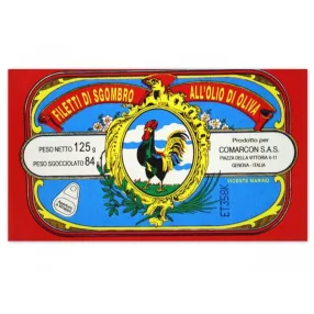 Vicente Marino mackerel fillets in olive oil, 125g