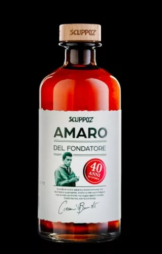 Scuppoz - Amaro del Fondatore - keserűlikőr (35%), 700 ml