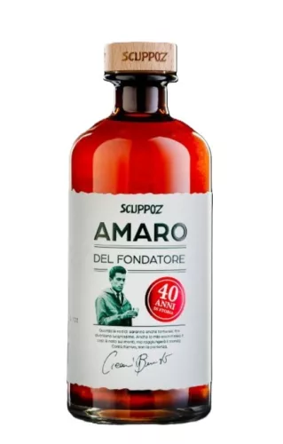 Scuppoz - Amaro del Fondatore - keserűlikőr (35%), 700 ml