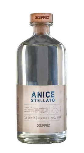 Scuppoz - Anice Stellato - csillagánizslikőr (40%), 700 ml
