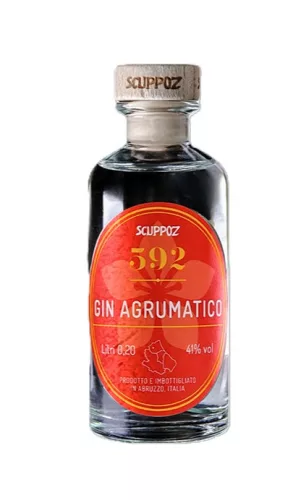 Scuppoz - Gin Agrumatico 592 - citrus gin (41%), 200 ml