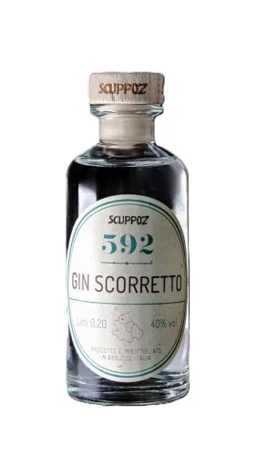 Scuppoz - Gin Scorretto 592 - botanical gin (40%), 200 ml