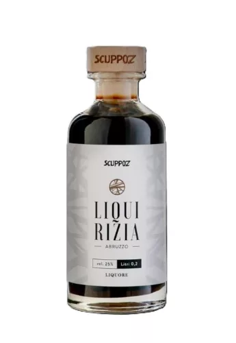 Scuppoz - Liquirizia - liquorice liqueur (25%), 200 ml