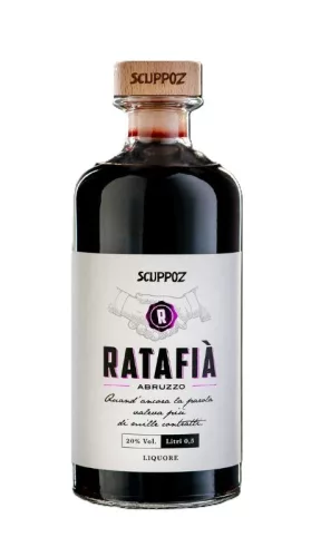 Scuppoz - Ratafia - Montepulciano d'Abruzzo red wine and cherry liqueur (20%), 500 ml